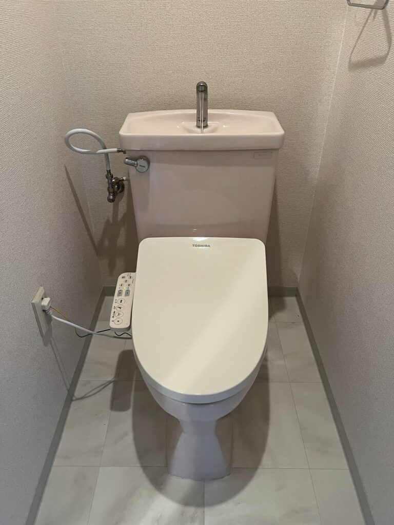 天下茶屋・温水洗浄便座の設置後