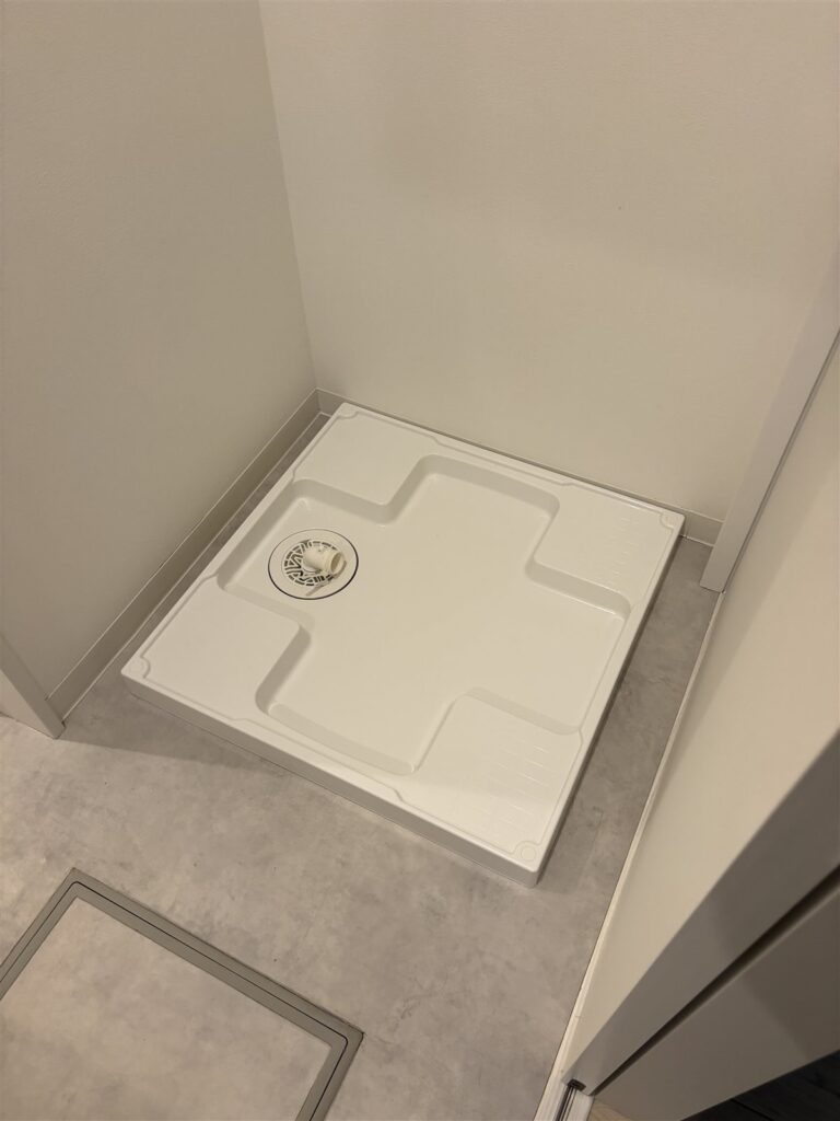 施工後：洗濯機パン